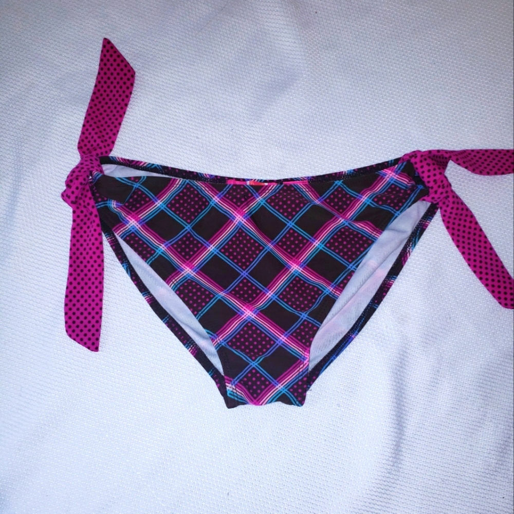 Deb plaid bikini bottom